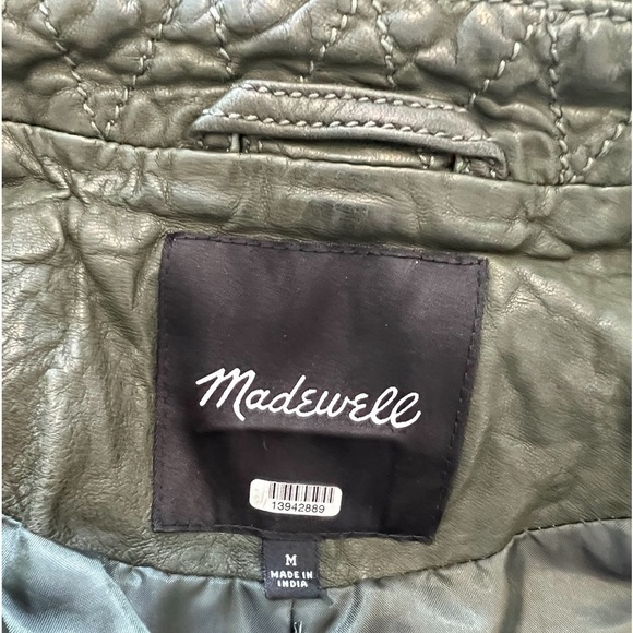 Madewell The Washed Leather Motorcycle Jacket - Picture 13 of 16